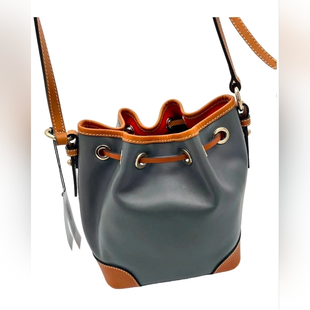 Dooney & Bourke Wexford Leather Crossbody Drawstring Bag - Picture 6 of 6